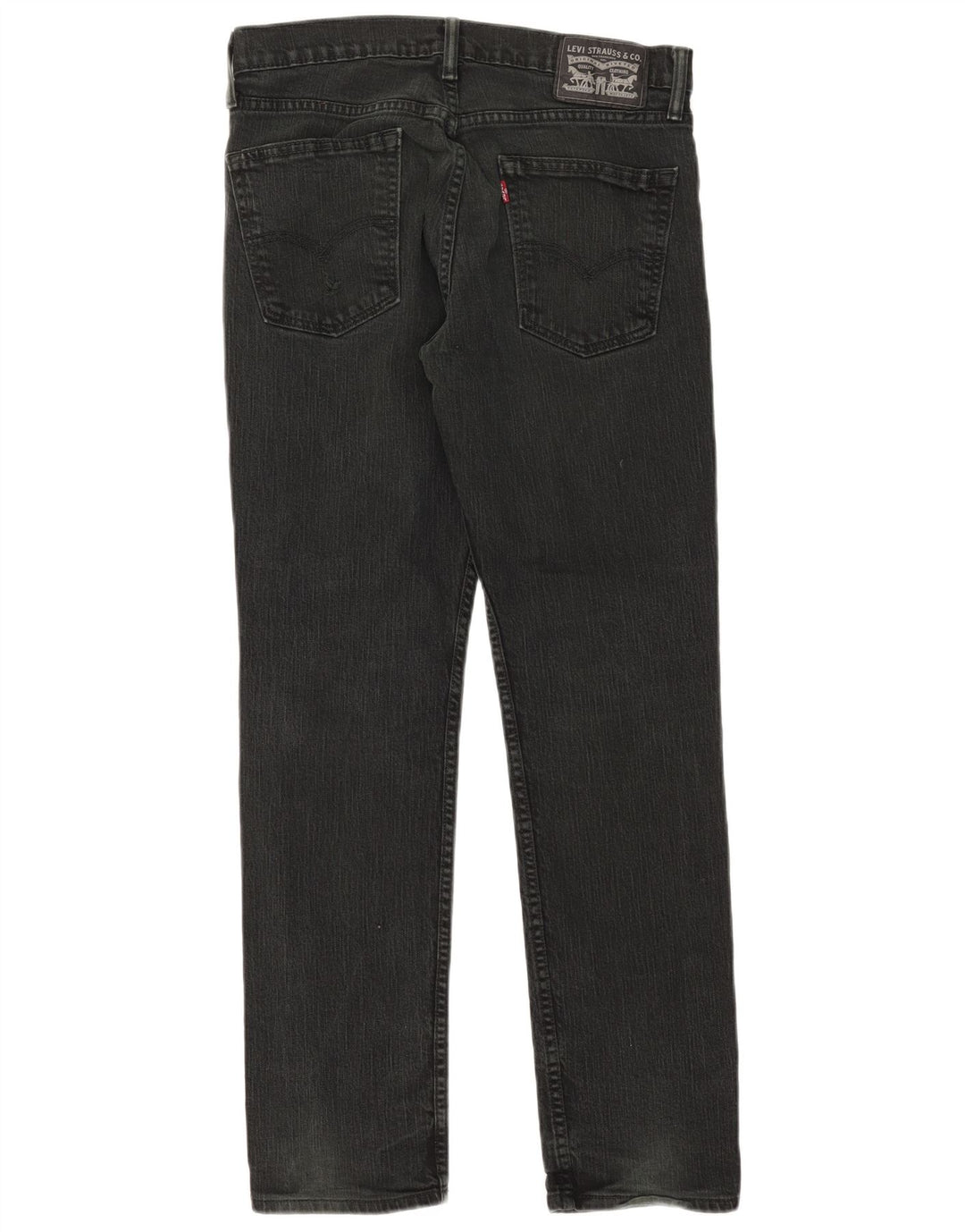 Blugi drepti pentru femei Levi's W32 L30 bumbac negru