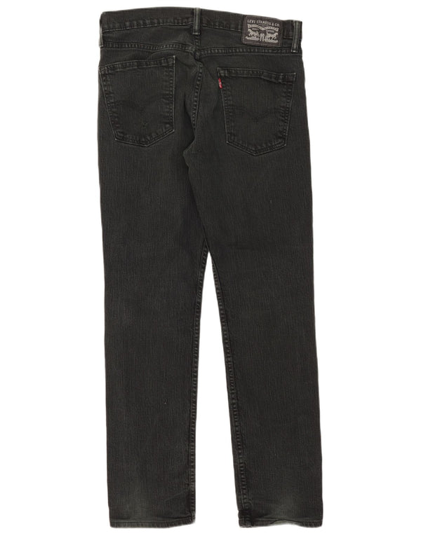 Blugi drepti pentru femei Levi's W32 L30 bumbac negru