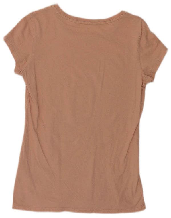 Tricou grafic Guess pentru femei Top UK 12 Medium Pink Bumbac