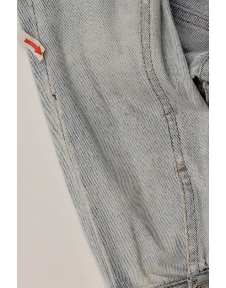 Topshop Jachetă de blugi pentru femei UK 10 Small Blue Bumbac