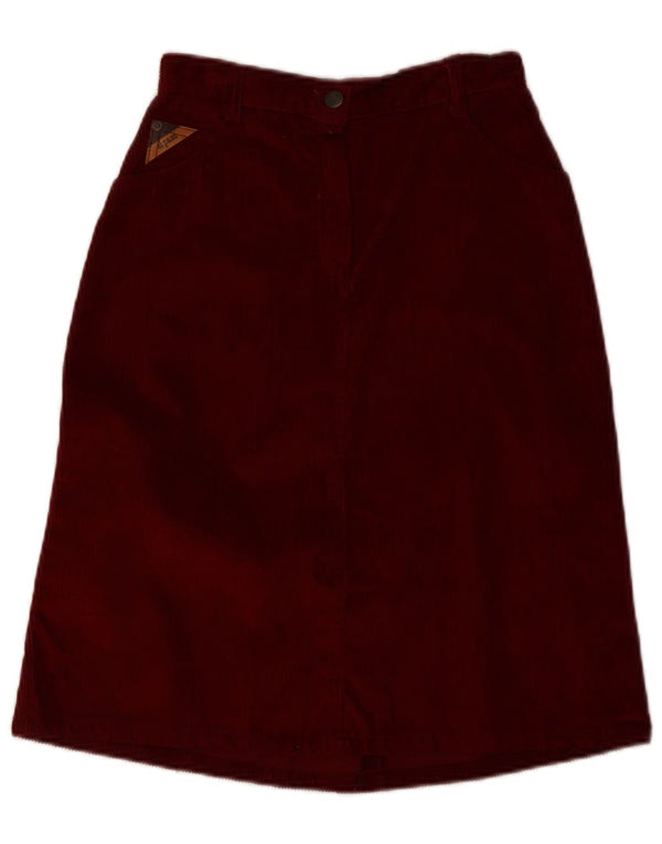 Fusta El Paso pentru femei din velur IT 44 Medium W26 Bumbac rosu
