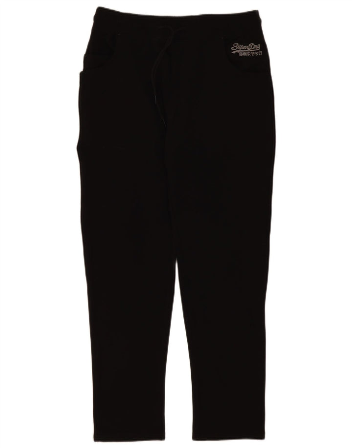 Pantaloni de trening Superdry pentru bărbați, negru mediu
