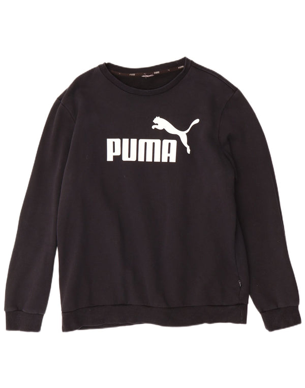 Pulover grafic pentru bărbați Puma, mare, negru