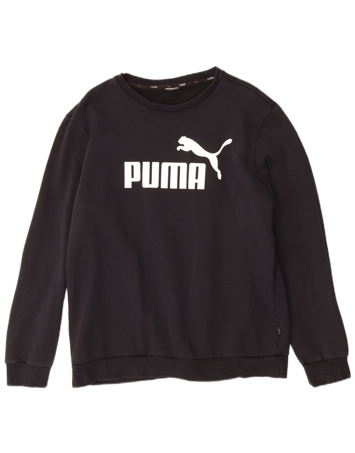 Pulover grafic pentru bărbați Puma, mare, negru