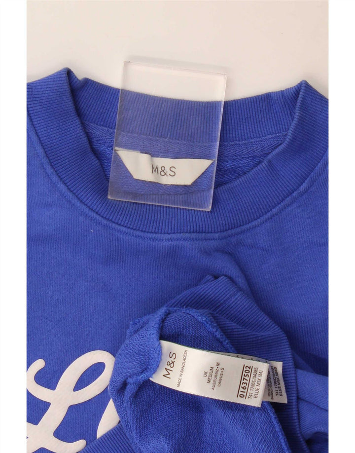 Pulover pentru femei Marks & Spencer Lisbon Graphic Pulover UK 14 Medium Blue