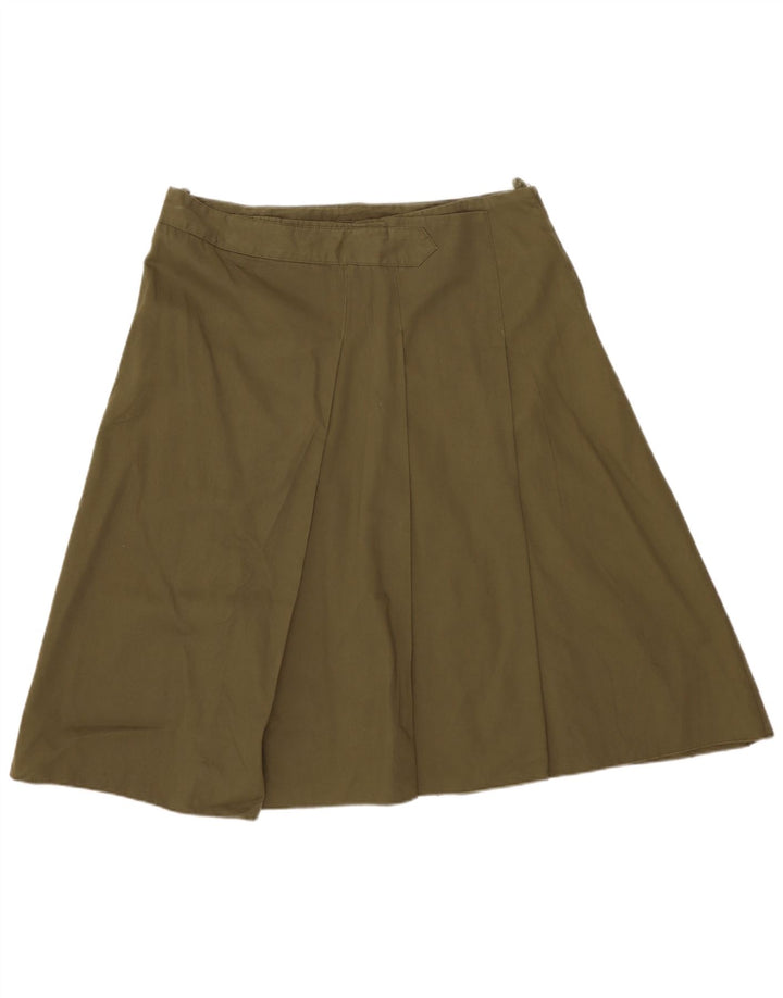Fustă A-Line pentru femei Benetton IT 44 Medium W32 Kaki