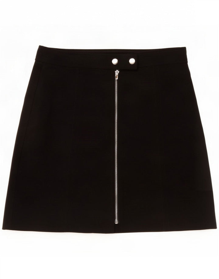 Fusta mini pentru femei Warehouse UK 12 Medium W29 Poliester negru