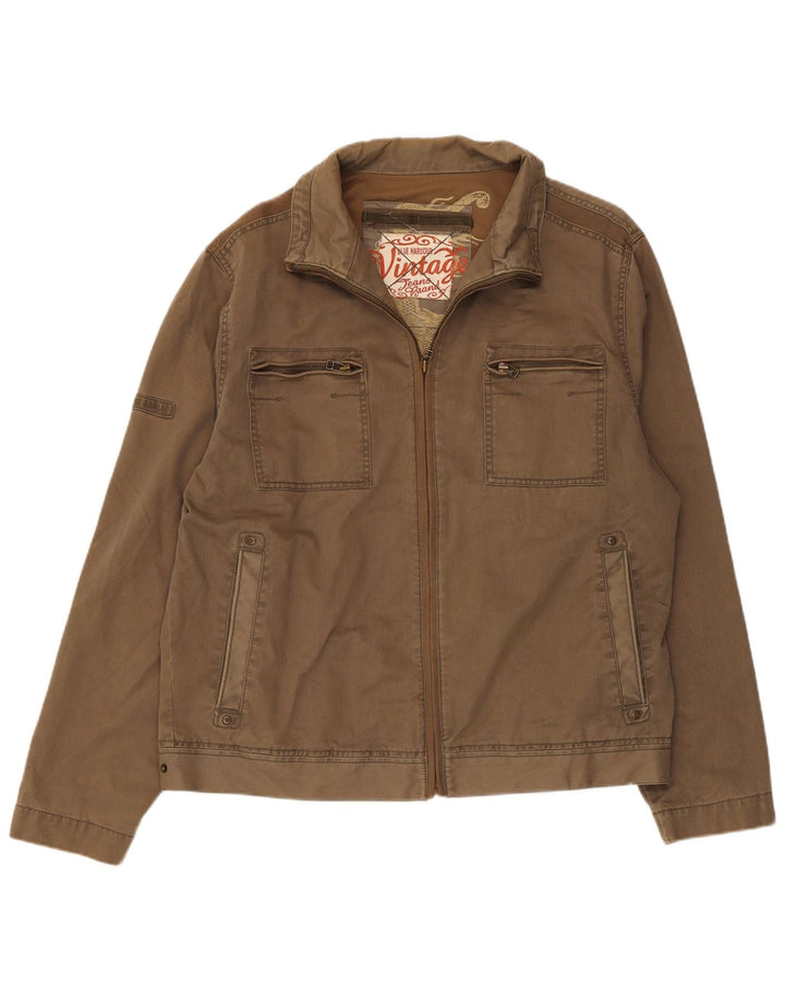 Jachetă pentru bărbați Marks & Spencer Blue Harbour Utility UK 40 Large Khaki