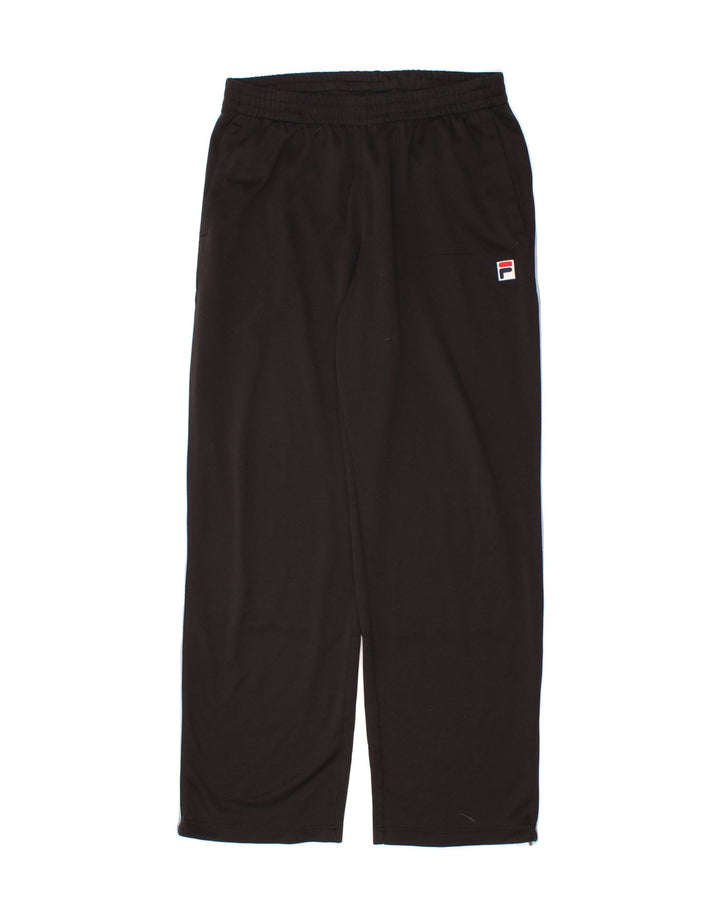 FILA Mens Tracksuit Trousers Medium  Black Colourblock Polyester Vintage Fila and Second-Hand Fila from Messina Hembry 