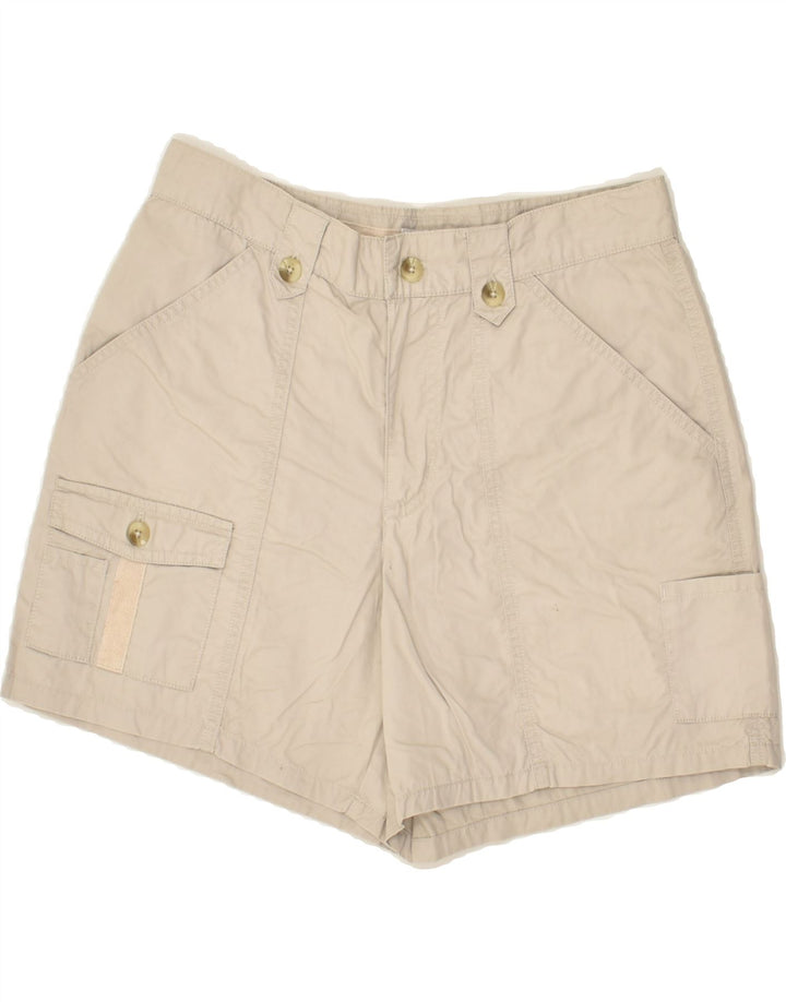 COLUMBIA Womens Cargo Shorts US 6 Medium W28 Beige Cotton Vintage Columbia and Second-Hand Columbia from Messina Hembry 