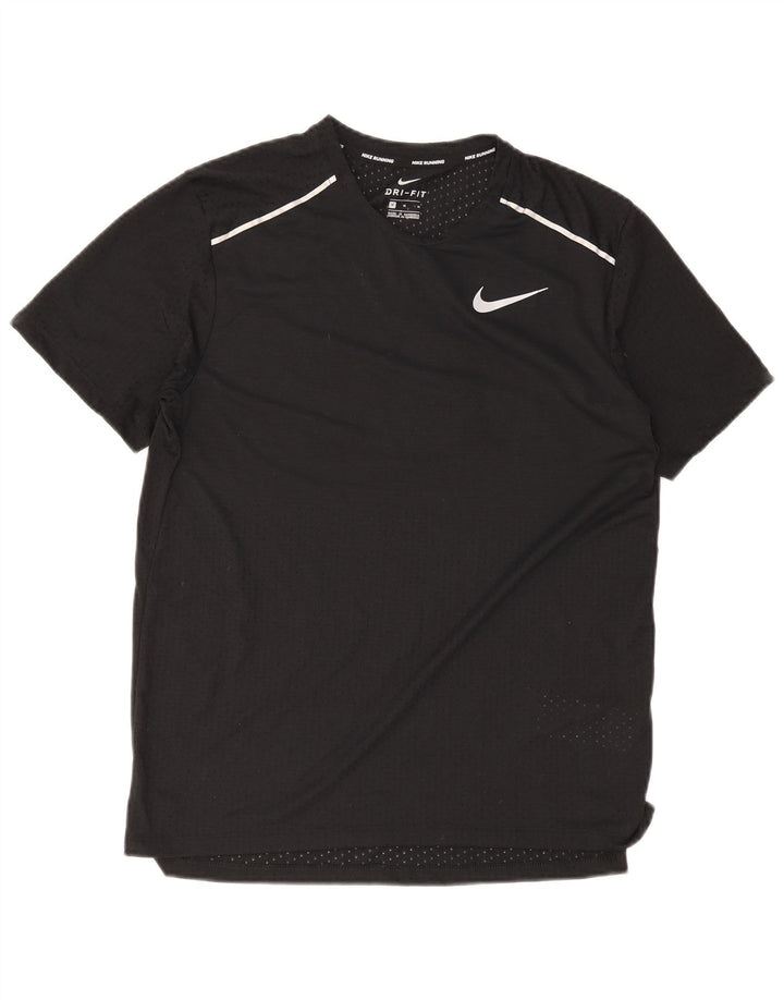 Tricou Nike Dri Fit pentru bărbați Top Mediu Negru Poliester