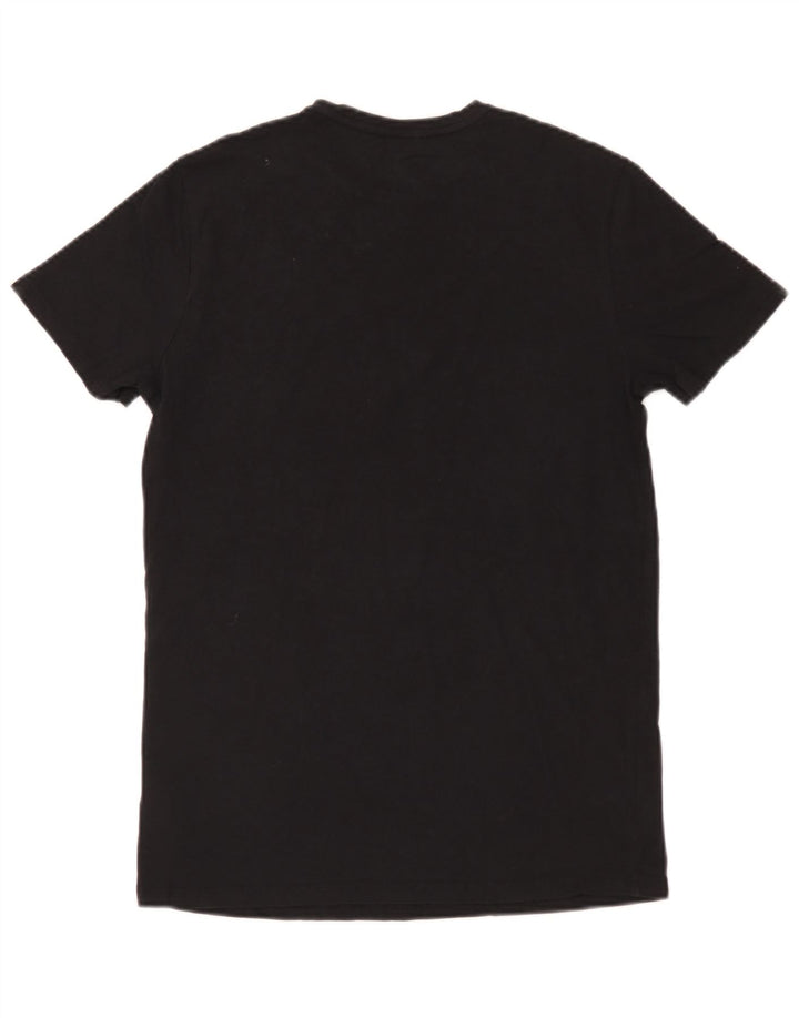 Diesel Bărbați Tricou Top Mediu Negru Bumbac
