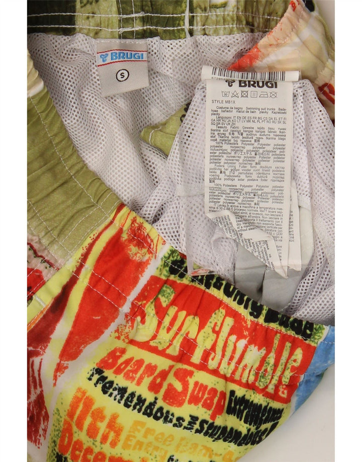 Pantaloni scurți de înot Brugi pentru bărbați, poliester mozaic multicolor