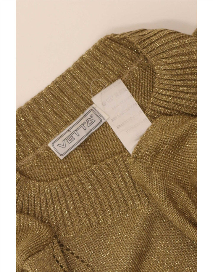 Pulover pentru femei Vetta cu gât de barcă IT 44 Medium Kaki Lână