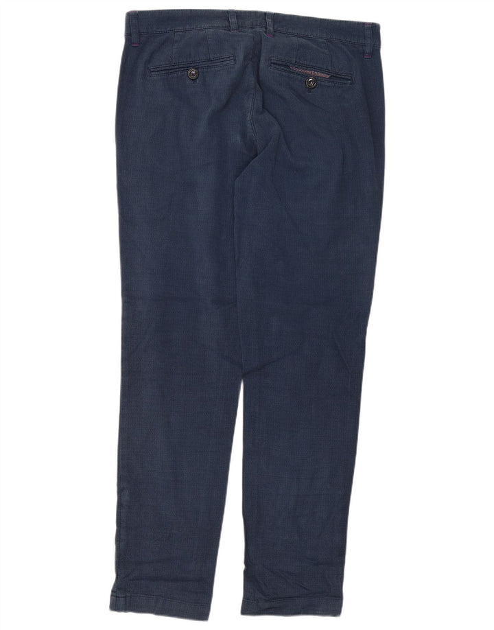 Pantaloni de costum pentru bărbați Ted Baker, slim, L34 L32, bumbac bleumarin