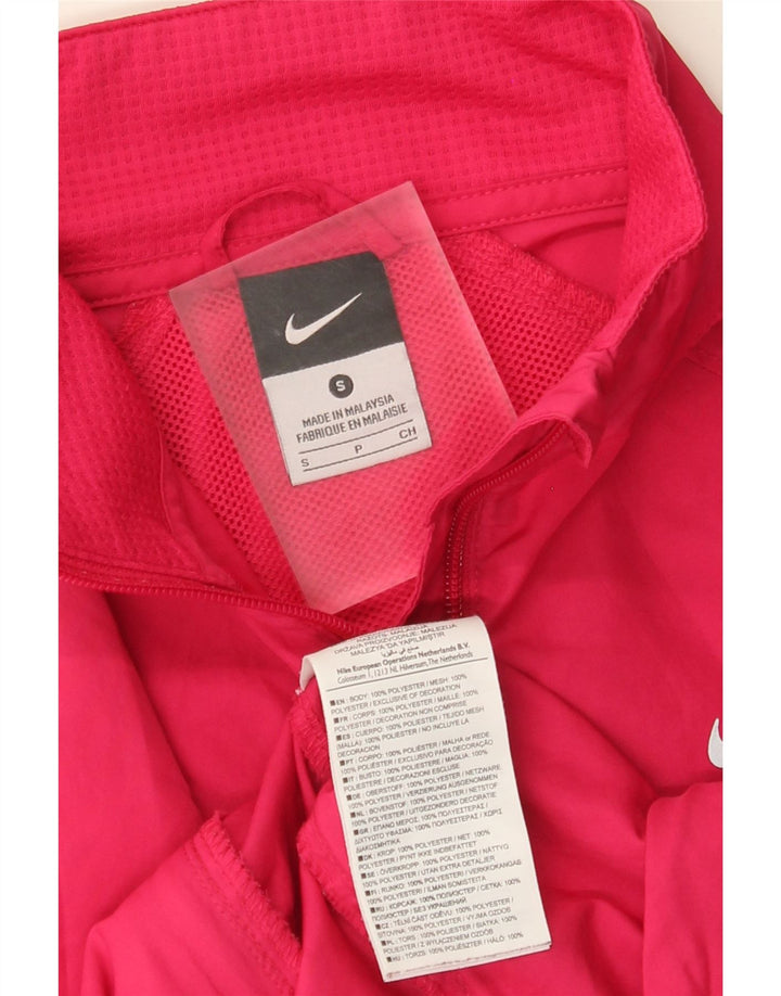 Jachetă de trening pentru femei NIKE UK 10 Poliester roșu mic