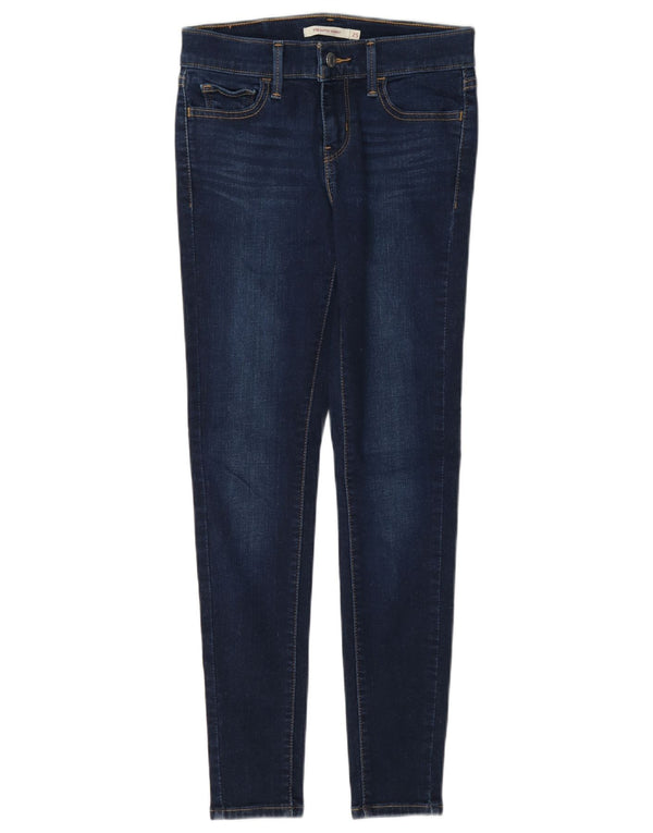 Blugi Levi's 710 Super Skinny pentru femei L25 L28 Bumbac bleumarin