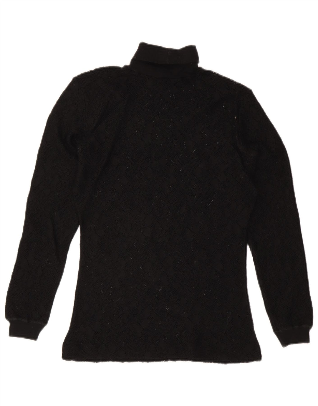 Top tricot vintage pentru femei cu mânecă lungă UK 8 Small Red