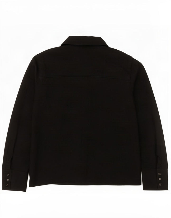 Pulover cardigan supradimensionat pentru femei Marks & Spencer UK 14 mare, negru, viscoză