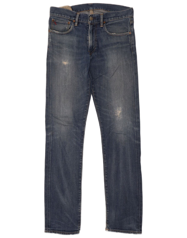 Blugi slim pentru bărbați Polo Ralph Lauren L32 L34 Bumbac albastru