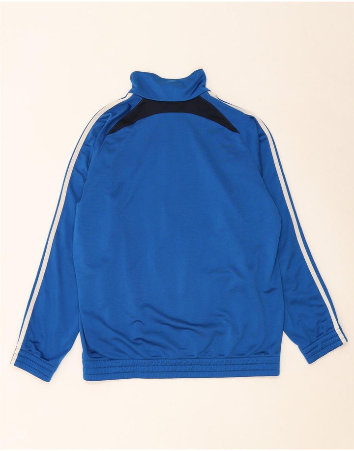 Jachetă de trening pentru băieți ADIDAS 15-16 ani, albastru, poliester