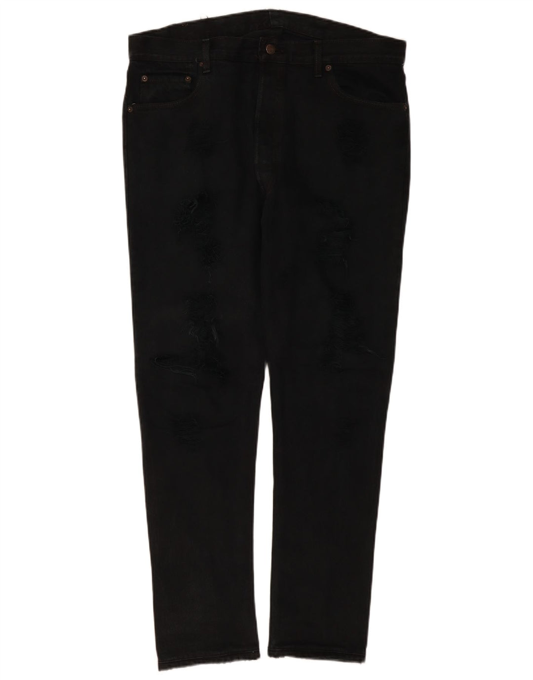 Blugi slim pentru femei Levi's Distressed W38 L30 negri