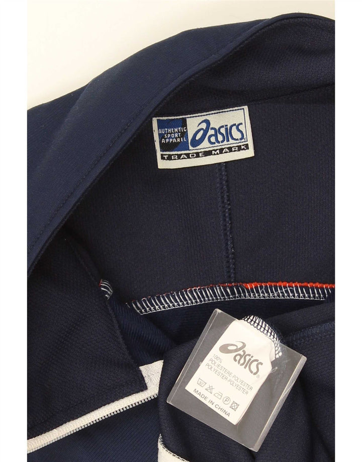 Jachetă de trening pentru bărbați Asics, mare, albastru, poliester color bloc