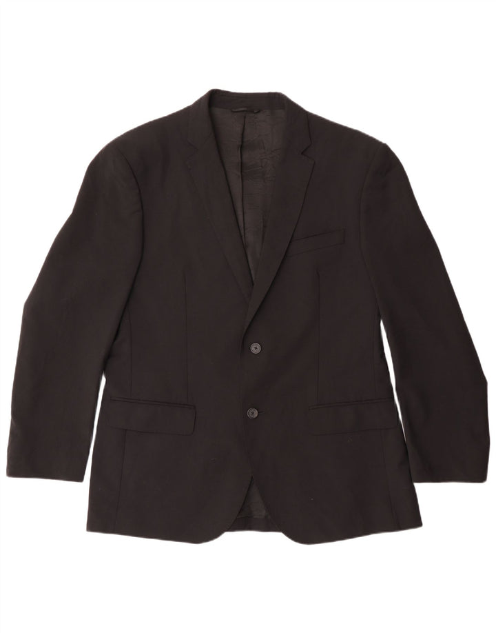 Jachetă Calvin Klein pentru bărbați, cu 2 nasturi, IT 52 XL, poliester negru