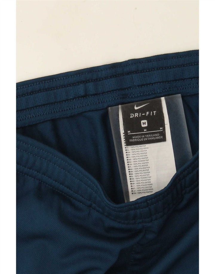 Pantaloni de trening NIKE Dri Fit pentru bărbați, albastru mediu, poliester color bloc