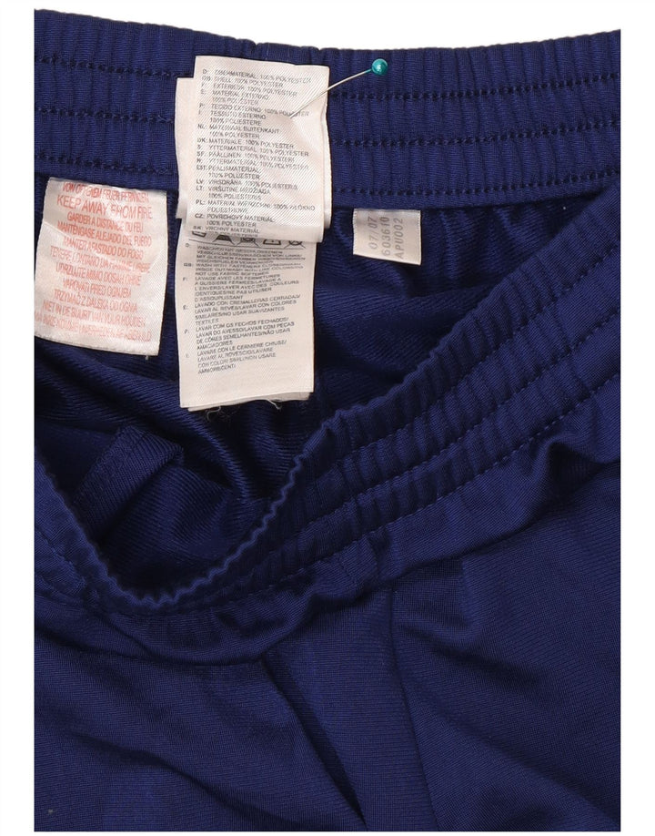 Pantaloni de trening Adidas pentru băieți 13-14 ani poliester bleumarin