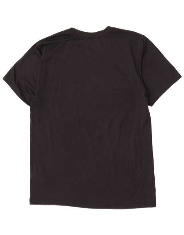 Tricou grafic Nike Dri Fit pentru bărbați Top mic poliester negru