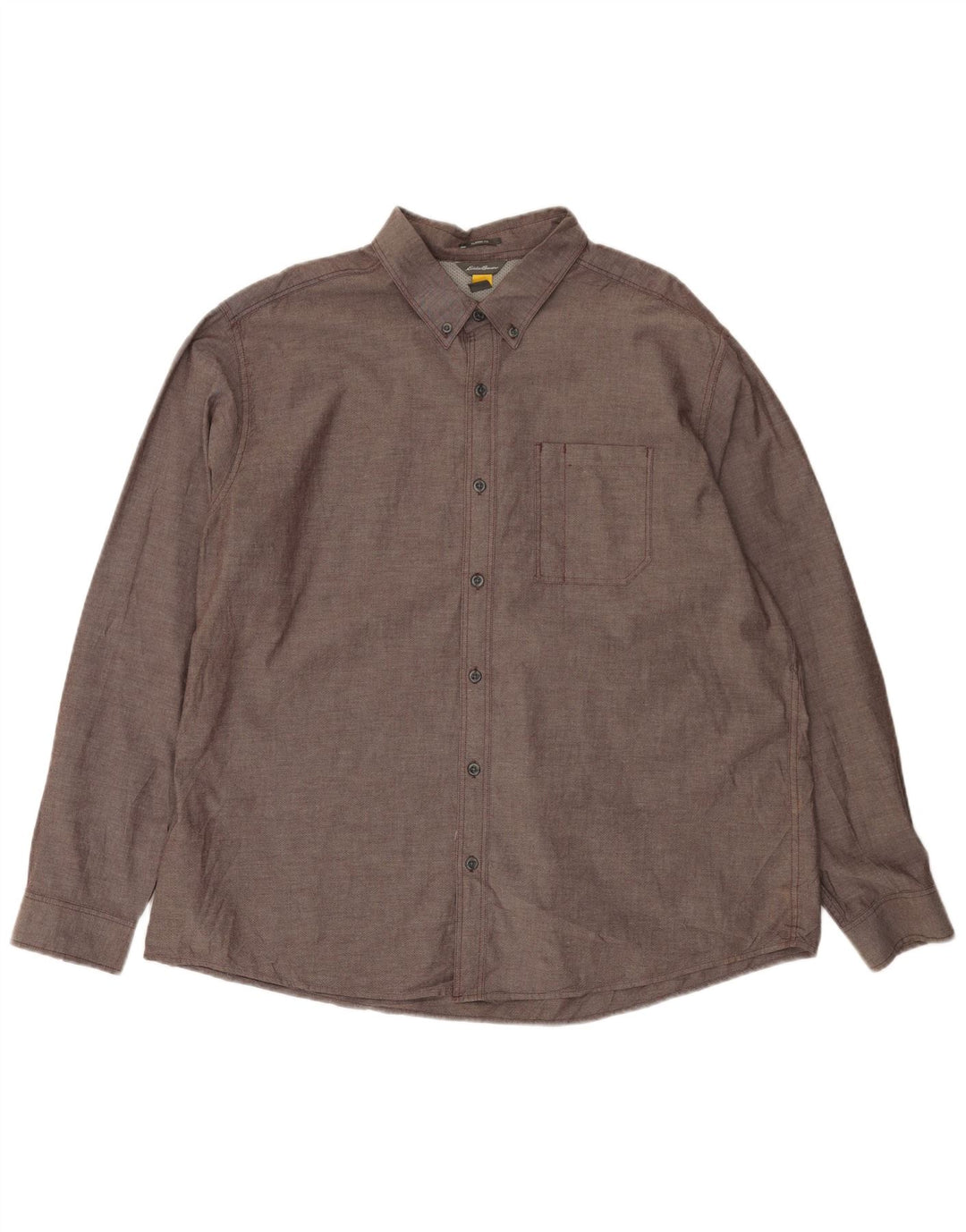 Cămașă pentru bărbați Eddie Bauer Classic Fit 2XL bumbac gri