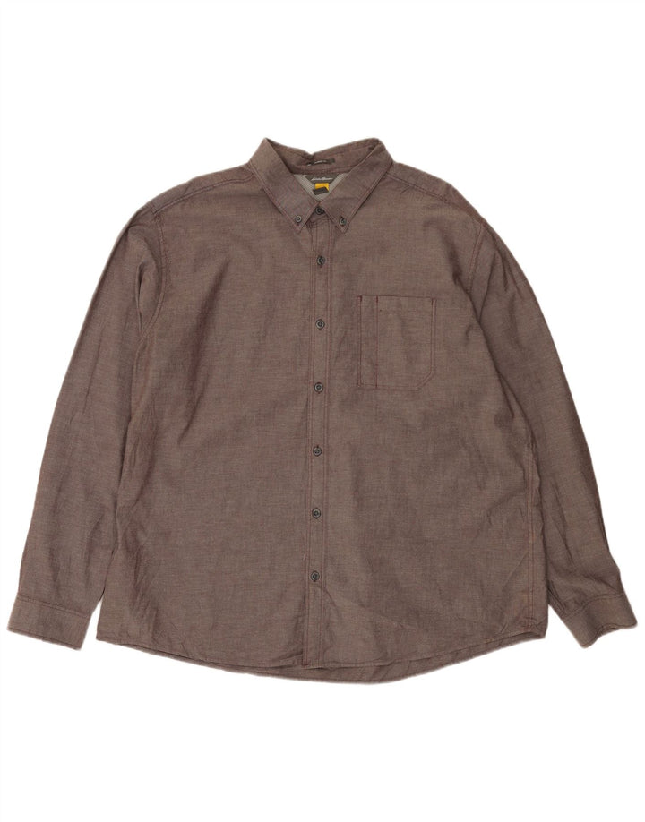 Cămașă pentru bărbați Eddie Bauer Classic Fit 2XL bumbac gri