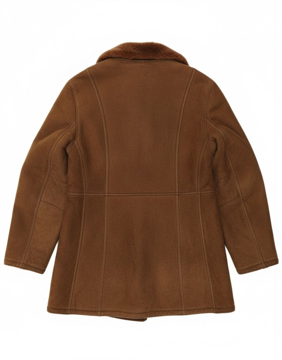 Jachetă din shearling pentru bărbați de epocă IT 54 2XL din piele maro