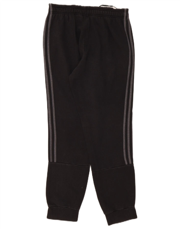 Pantaloni de trening pentru bărbați Adidas Pantaloni de jogging, bumbac mediu negru