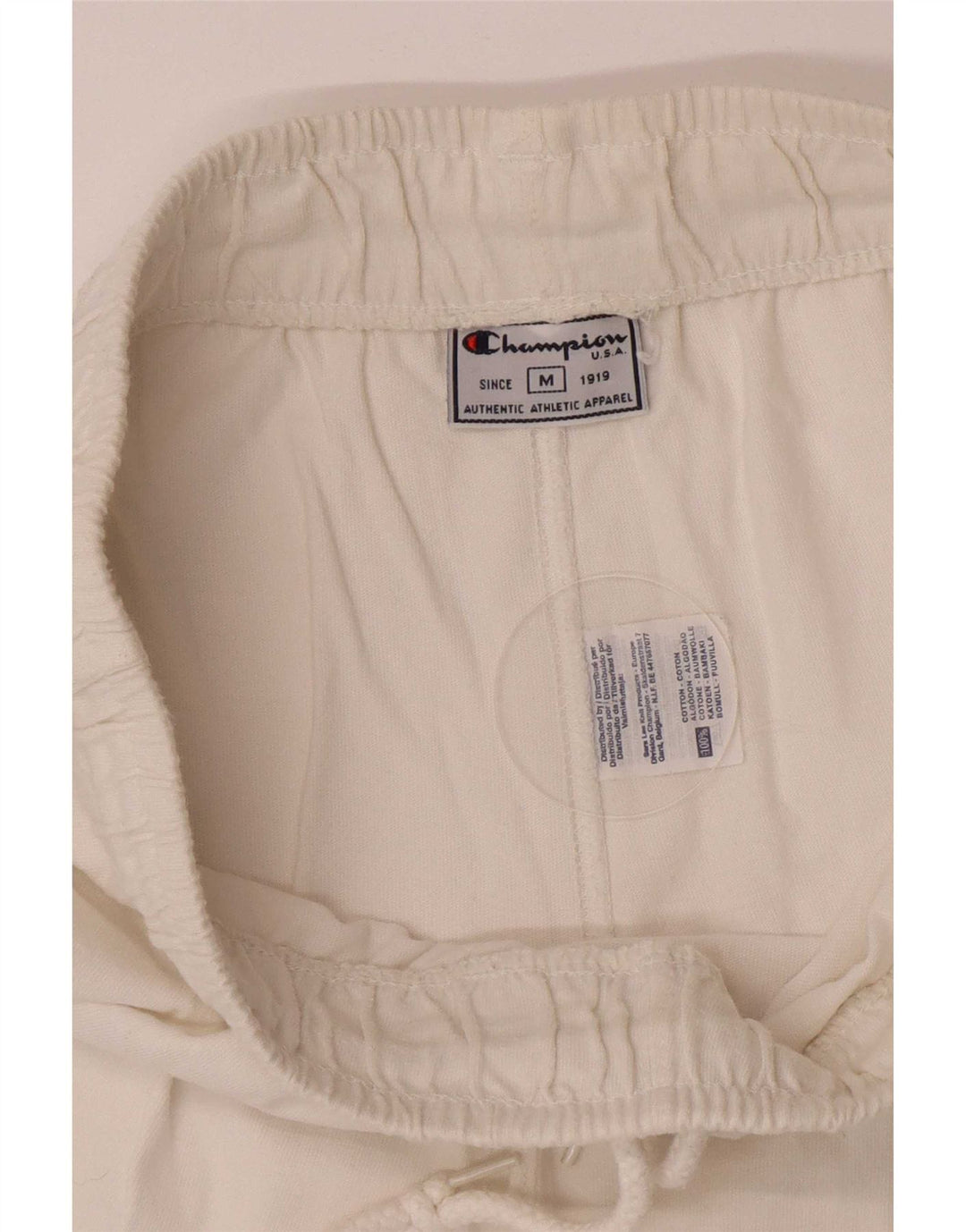 Pantaloni de trening Champion pentru femei UK 12 Medium White Bumbac