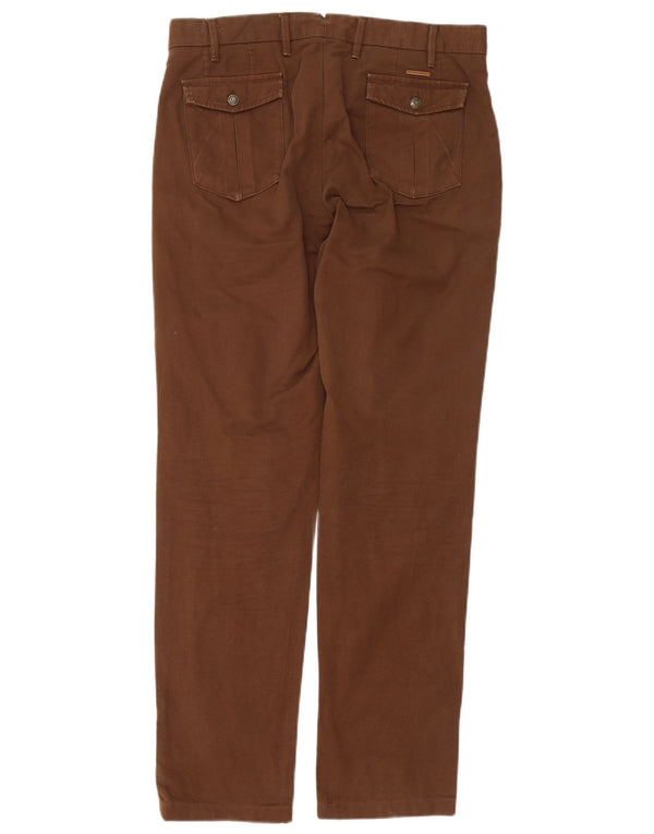 Pantaloni chino Massimo Dutti pentru bărbați, cu croiala lejeră, EU 40 Medium W31 L32 Maro