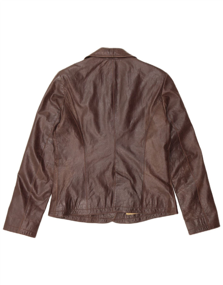 Massimo Rebecchi Jachetă pentru femei cu 2 nasturi IT 46 Maro mare