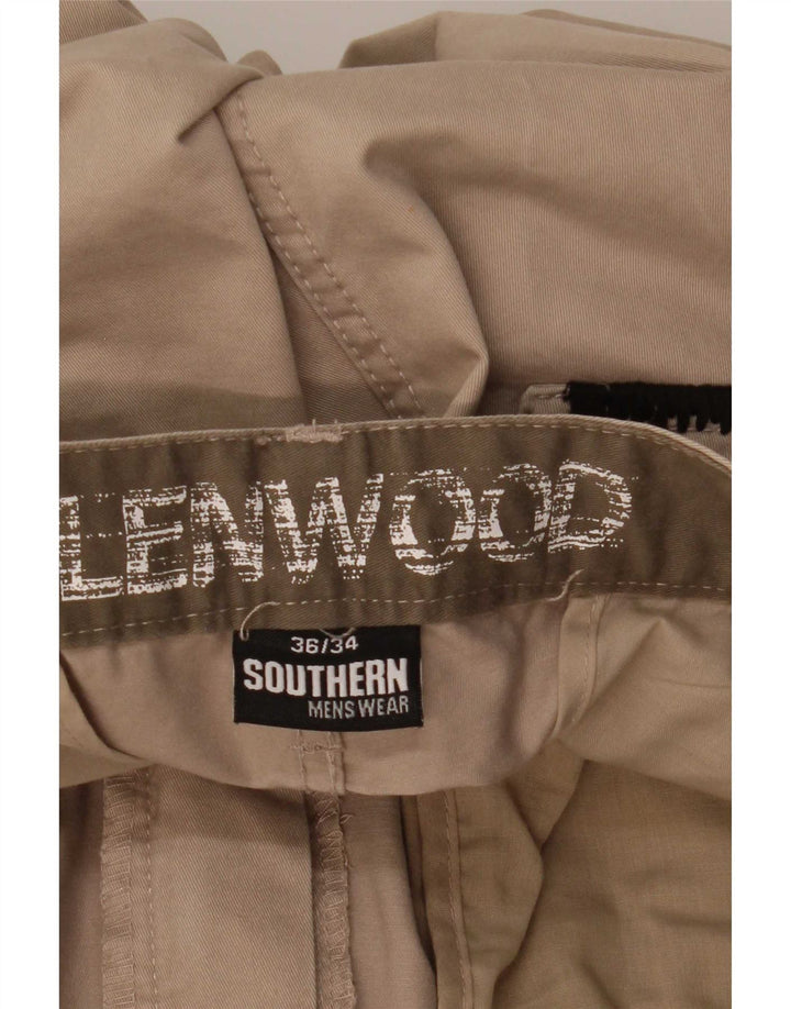 Pantaloni cargo drepti pentru bărbați Southern W36 L29 bej