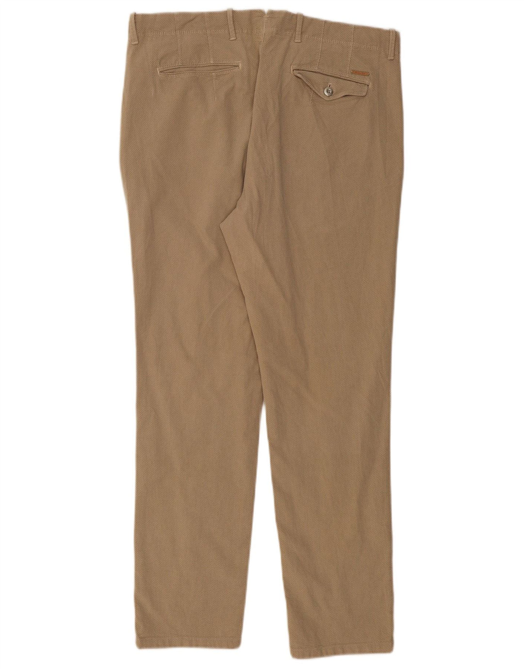 MASSIMO DUTTI Pantaloni chino pentru bărbați slim fit EU 46 XL W36 L30 bej bumbac