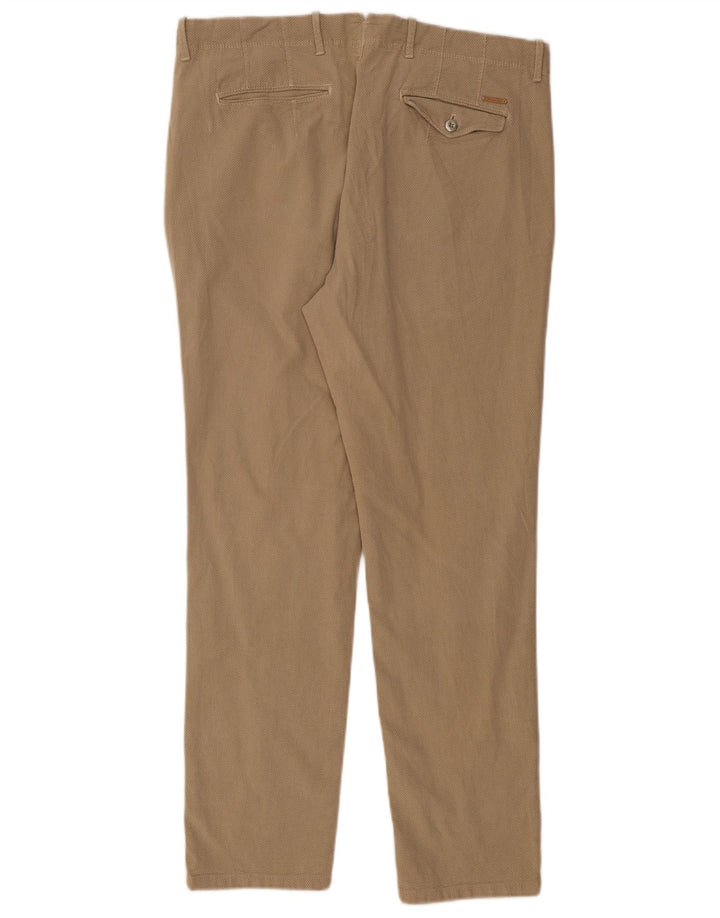 MASSIMO DUTTI Pantaloni chino pentru bărbați slim fit EU 46 XL W36 L30 bej bumbac