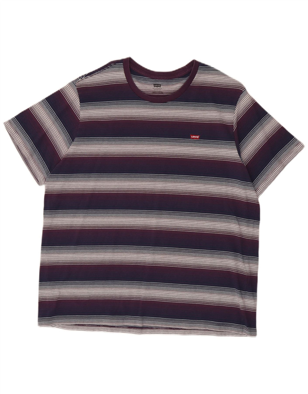 Tricou standard pentru bărbați Levi's Top XL, bumbac cu dungi multicolore