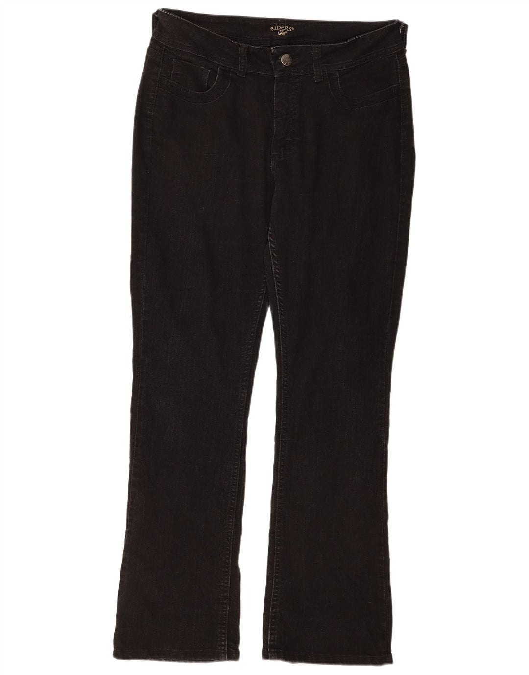 Jeans Lee Riders Bootcut pentru femei US 12 Large W32 L21 Bumbac negru