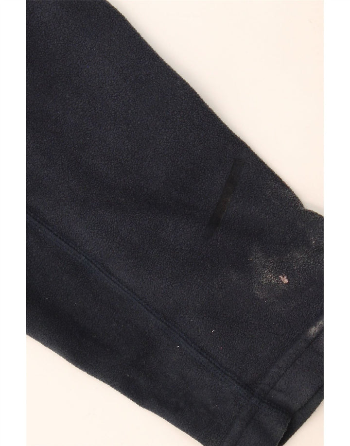 BERGHAUS Pulover pentru bărbați, cu fermoar și gât, din lână, mare, poliester bleumarin