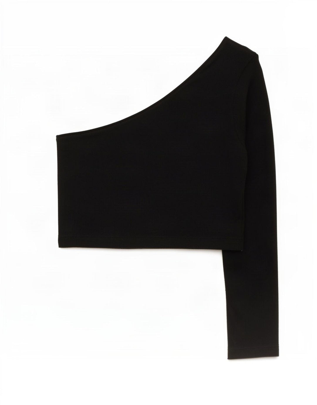 Top crop cu un umăr pentru femei Zara UK 8 Small Black