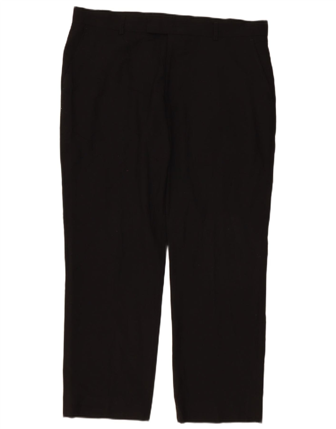 Marks & Spencer Pantaloni de costum croiți pentru bărbați L38 L29 Poliester negru