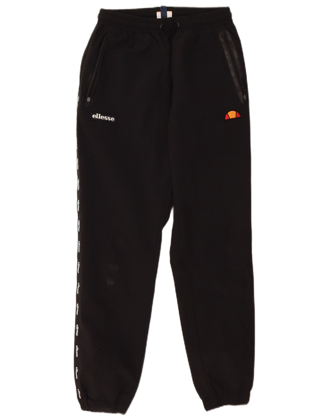 Pantaloni de trening grafic pentru bărbați Ellesse Pantaloni de jogging Mici Poliester negru