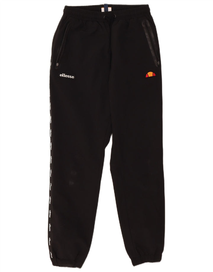 Pantaloni de trening grafic pentru bărbați Ellesse Pantaloni de jogging Mici Poliester negru
