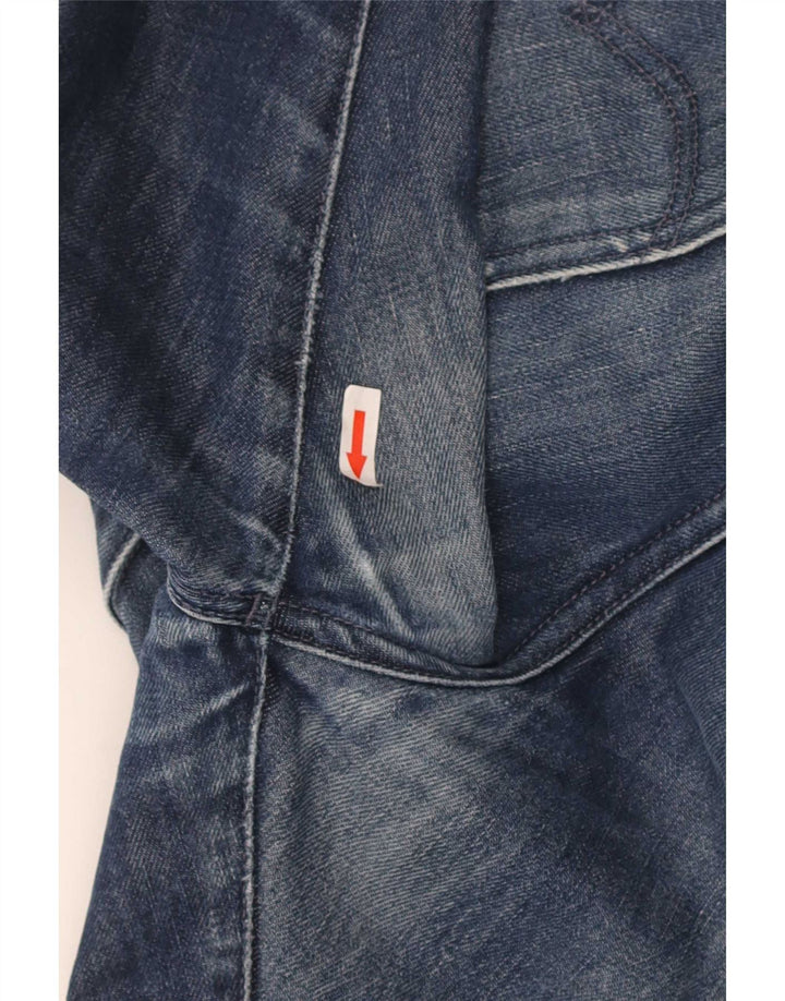 Blugi drepți distressed pentru bărbați Levi's W33 L34 Bumbac albastru