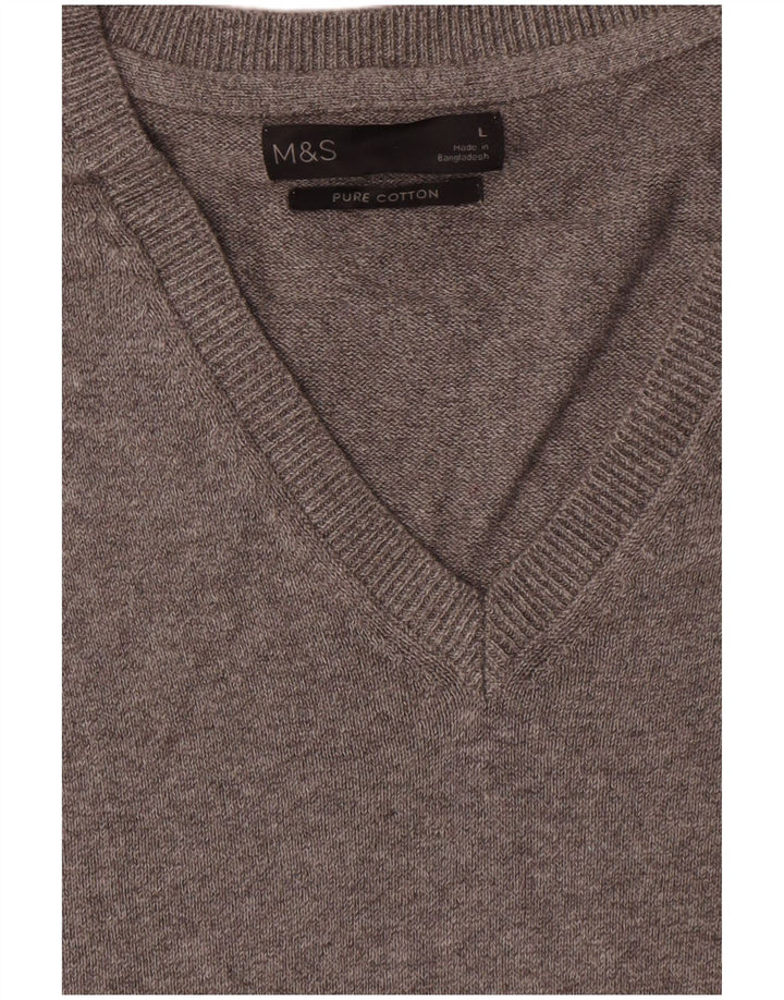 Marks & Spencer Vestă pentru bărbați Tank Top mare, gri bumbac